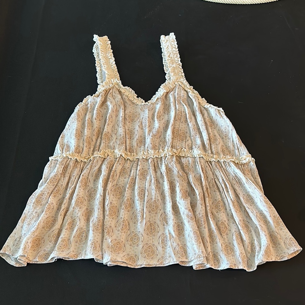 Hem & Thread Cream Camisole Top